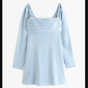 NWT Abercrombie Crepe Long-Sleeve Dress